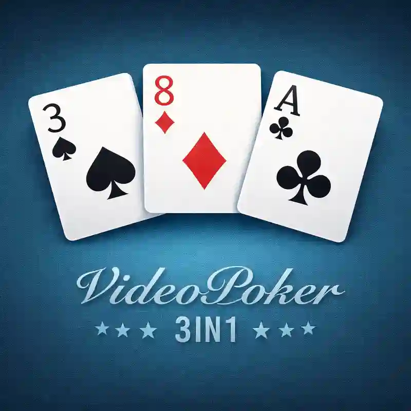 Videopoker 3in1 professional online casino game at cgebet